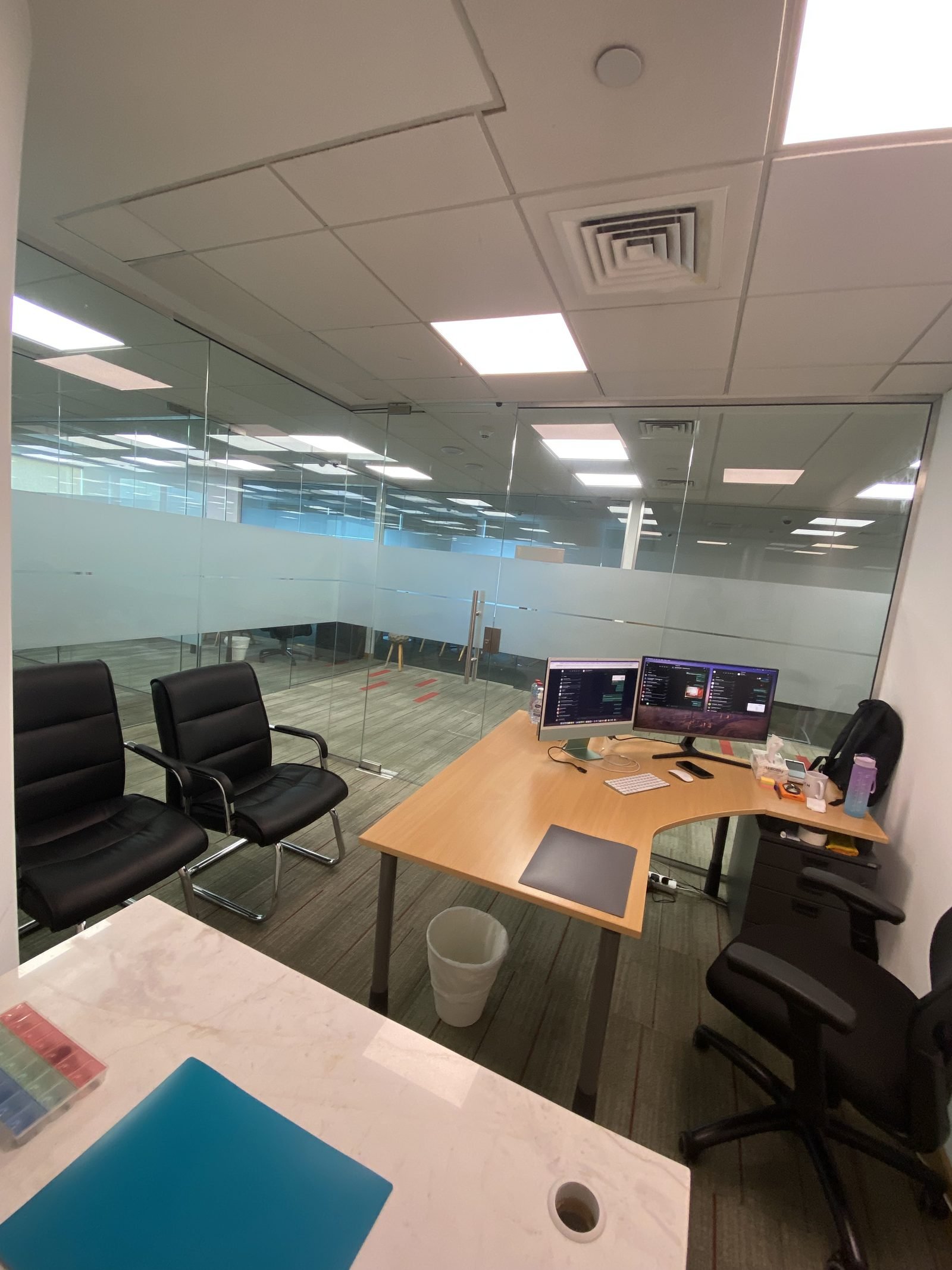 Our Media City workspace Our Apple repair workspace at Concord Tower, Media City, Dubai